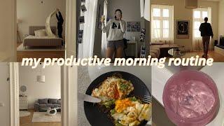 Meine produktive Morgenroutine // Sport // Gesundes Frühstück ...