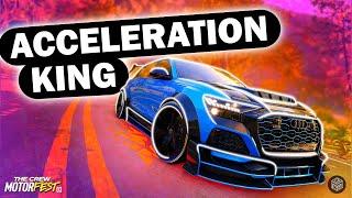 RS Q8 IS JUST CRAZY in Acceleration Department! - The Crew Motorfest Daily Build #201