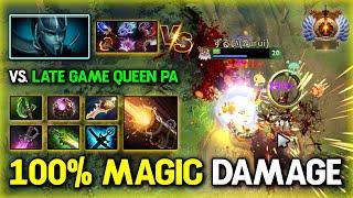 POWERFUL MAGICAL BUILD MID Sniper IMBA One Shot Assassinate Vs. Late Game Phantom Assassin DotA 2