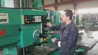 Горизонтально-расточной станок TOS WH10NC Table type boring machine