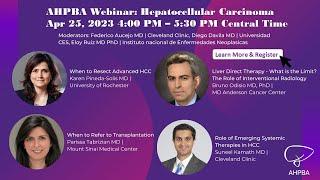 AHPBA Webinar Hepatocellular