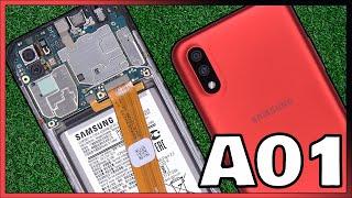 Samsung Galaxy A01 Teardown Disassembly Repair Video Review