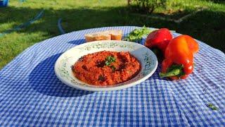 KÖZLENMİŞ KAPYA BİBER MEZE TARİFİ - kahvaltılarınızın vazgeçilmez olacak bir meze tarif