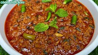 10 MINUTE INSTANT MUTTON KEEMA RECIPE IN PRESSURE COOKER - BAKRID RECIPES