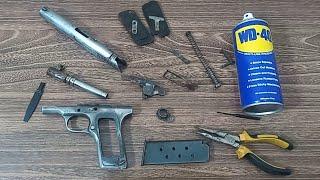 30 bore pistol cleaning easily