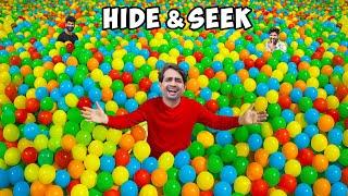 Hide And Seek Challenge In 200000 Balloons - गुब्बारों के पूल में छुपन-छुपाई चैलेंज | 