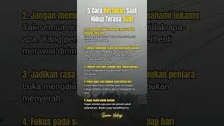 Cara bertahan saat hidup terasa sulit #quotes #motivasi #insfirasihidup #sinauhidup