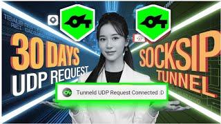 Premium 30 Days UDP Request server for Socksip tunnel VPN