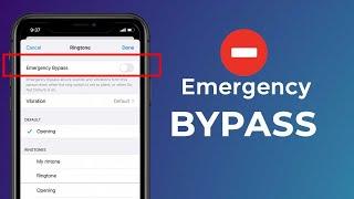 How to Enable Emergency Bypass on iPhone | iPhone Settings | Apple info