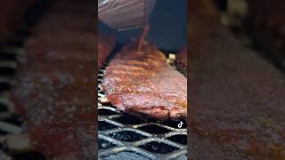 Red ribs, Southern blues #ribs #bbq #bbqribs #porkribs #smokedribs #foodshorts #foodlover #foodie