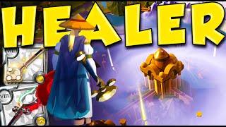 HEALER MAIN - Hallowfall & Redemption in Avalonian Roads 7 Man Fights  | Albion Online