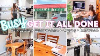 GET IT ALL DONE | CLEAN WITH ME | DOLLAR TREE CLEANING PRODUCTS | CLEANING MOTIVATION