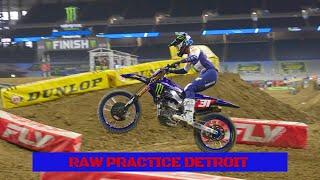 Detroit RAW 2025 Supercross Practice