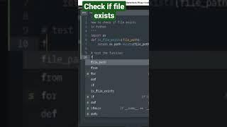 How to check if file exists in Python