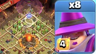 CRAZY FIREBALLS and New MASS Apprentice Warden attack just emerged! Clash of Clans