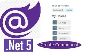 Tutorial to Create Components in Blazor C# .NET 5