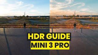 HDR Photo Tutorial - DJI Mini 3 Pro