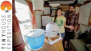 Off-Grid Tiny House Appliance Review: Avalon Bay Portable Washing Machine + Portable Spin Dryer