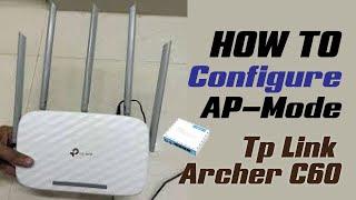 How to configure Tp Archer C60 as Access Point | Archer C60 As AP Mode Cofiguration.