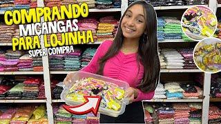 FAZENDO COMPRINHAS DE MIÇANGAS PARA MINHA LOJINHA DE BIJUS | O MUNDO DE LARISSA