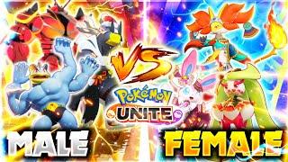 Male Pokemons Vs Female Pokemons In Challenge Pokemon Unite|Pokemon Unite Hindi Gameplay|