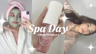 spa day + ask mia - dia de autocuidado e respondendo perguntas do daily