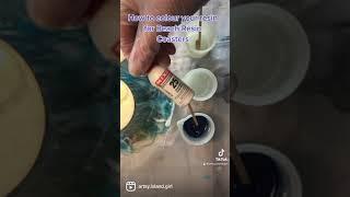 How to colour your resin with Acrylic paint