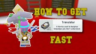 How to get a TRANSLATOR *EASY* | Bee Swarm Simulator