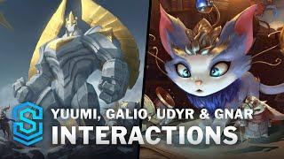 Yuumi, Udyr, Galio and Gnar - Card Special Interactions | Legends of Runeterra