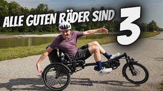 BESONDERS: 3-Rad mit Vollfederung | HASE Kettwiesel ONE im Test