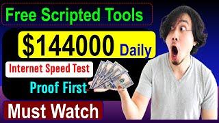 Free Scripted Tools for Website &  Make $144000 Daily | Free internet Speed Test Tool | tool website