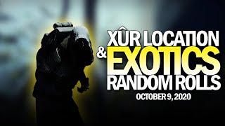 Xur Location, Exotics & Random Armor Rolls 10-9-20 / October 9, 2020 [Destiny 2]