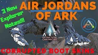 Ark Поврежденный Загрузочный Skins: Расположение и координаты 3 новых Ark Проводник Notes