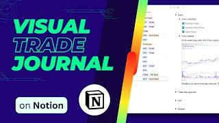 VISUAL Trade Journal | Notion App ️