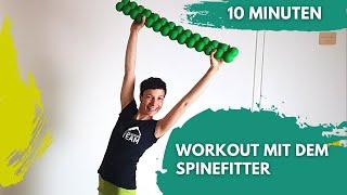 10 Minuten SISSEL® SPINEFITTER Workout | Pilates mit dem Spinefitter