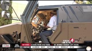 Redwood City Police Tank Prompts Alarm from Civil Rights Activists