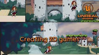 Creating 2D games - Unreal Engine 5 beginner tutorial