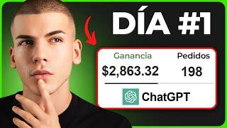 Reto de $1,000 en 24 horas con ChatGPT Para Ganar Dinero Online (Impresiones por Encargo con IA)