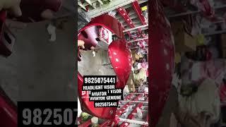 VISOR AVIATOR CHERRY RED AT DELUX AUTO SPARES VADODARA #india #spareparts #viralvideo #hero #honda