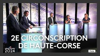 21 Juin 2024 : Débat de la 2e circonscription de Haute-Corse