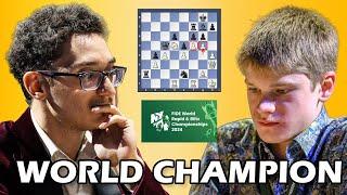 World Champion | Volodar Murzin vs Fabiano Caruana | World Rapid Championship 2024