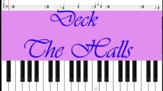 Deck The Halls - Easy Piano | Tutorial for Beginners