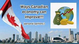 Things Canada can do to improve its GDP per capita.