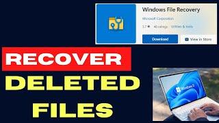 Recover lost or deleted files on Windows 11 using Windows File Recovery