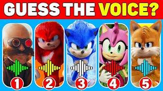 Guess the Sonic the Hedgehog 3 Characters by Their Voice - Fun Challenge! 