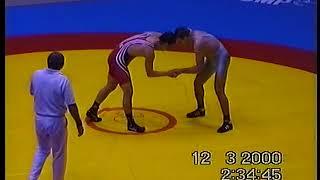 63 kg. Goran Trajkov (MKD) vs Mumjiev, Serban-Florian (ROU), Olimp Qualif 2000 Mexico