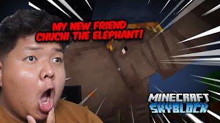 PEENOISE MINECRAFT: SKYBLOCK #25 - WE GOT VISITORS!