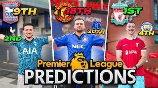 Our Premier League Predictions... AT EVERY STADIUM