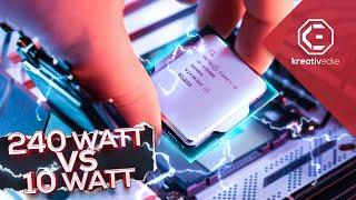 KRANK: CPU auf 10 WATT runtergeregelt! Hört auf Strom zu verschenken! Was bringen Powerlimits? #WBE