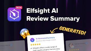 Elfsight AI | Amplify Your Reviews with AI-Powered Summary